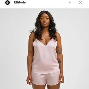 Ettitude Super Soft Bamboo Pink Camisole Top